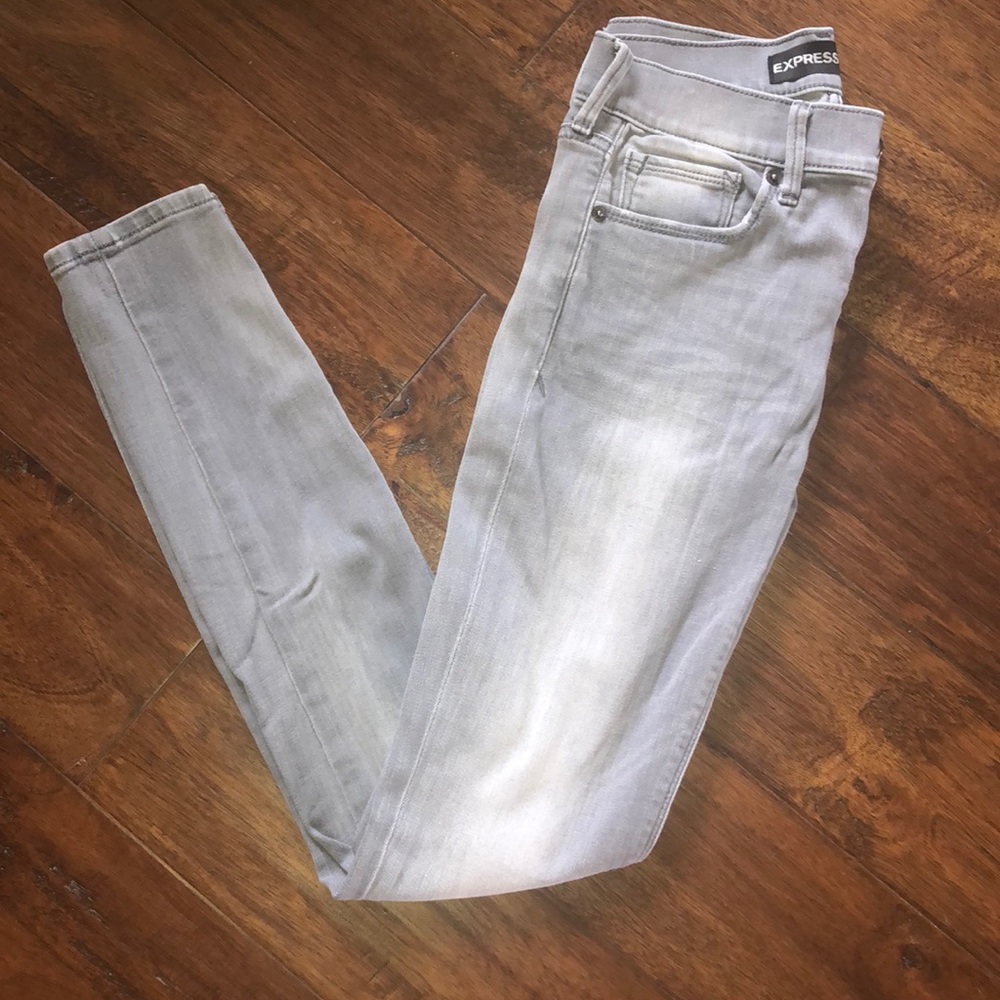 Express Gray  Jeggings